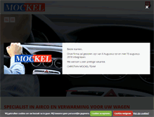 Tablet Screenshot of mockel.be